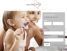 Tablet Screenshot of legacyranchdental.com